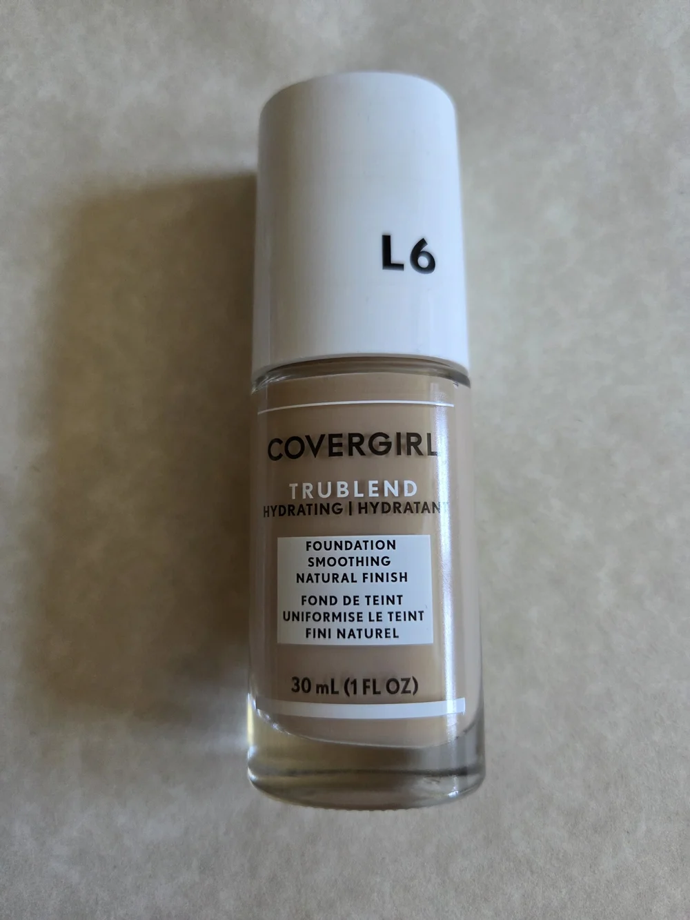 COVERGIRL TruBlend Oil-free Liquid Foundation, L-6 Buff Beige 1 fl oz NEW SEALED